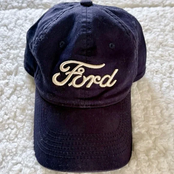 Ford Blue Snap Back Hat Cap - Picture 2 of 8
